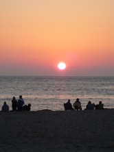 Julianadorp aan Zee Sonnenuntergang am Strand